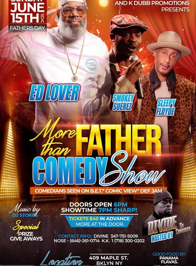 Comedian Sleepy Floyd at More Than Father Comedy Show