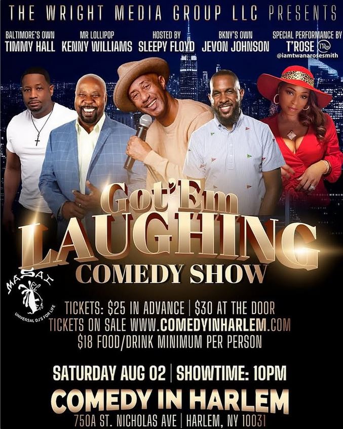Comedian Sleepy Floyd at Got'Em Laughing Comedy Show